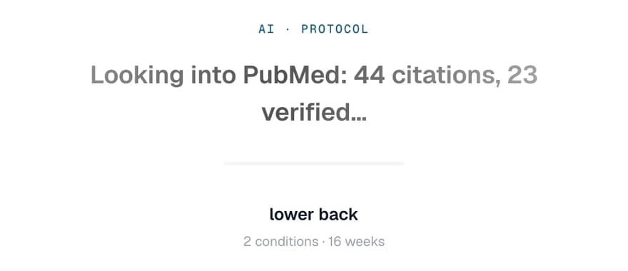 Looking into PubMed: 44 citations, 23 verified